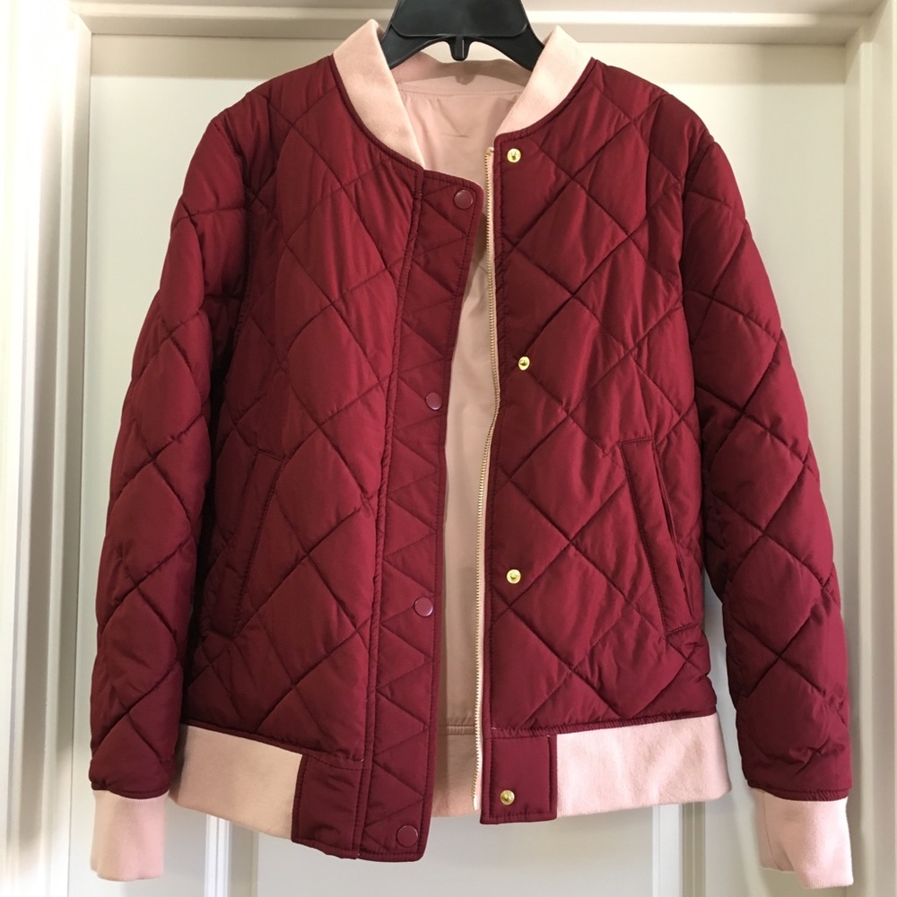 Sz Med Gap Reversible Bomber Jacket